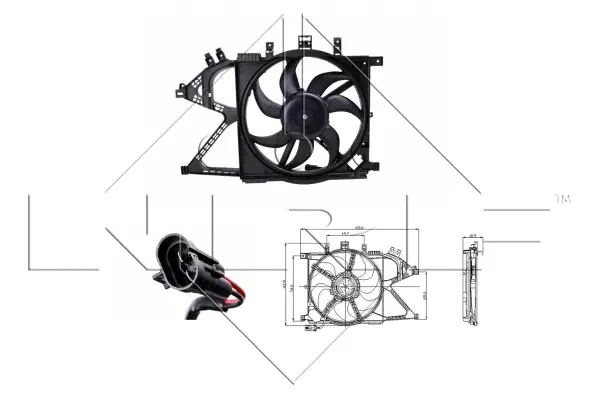 Fan, engine cooling (WG1720116)