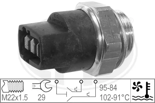 Temperature Switch, radiator fan (WG1777074)