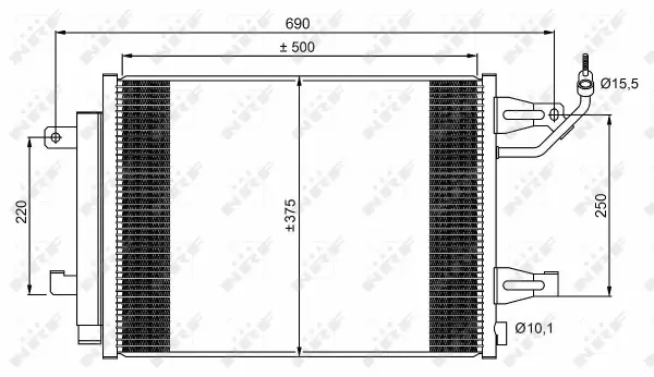 Condenser, air conditioning (WG2160528)