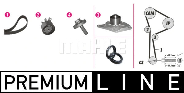 Water Pump & Timing Belt Kit