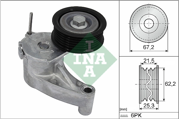 Belt Tensioner, V-ribbed belt (WG2136873)