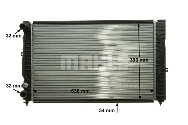 Radiator, engine cooling