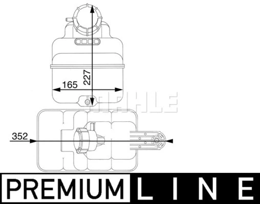 Expansion Tank, coolant (WG2184393)