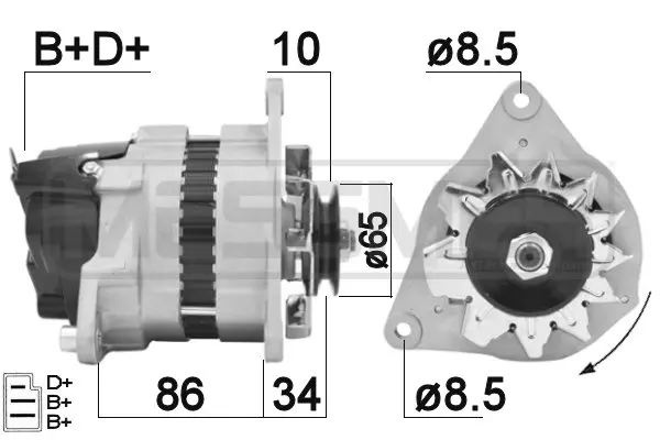 Alternator (WG2011798)