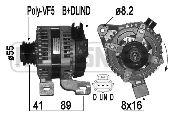 Alternator (WG2011342)