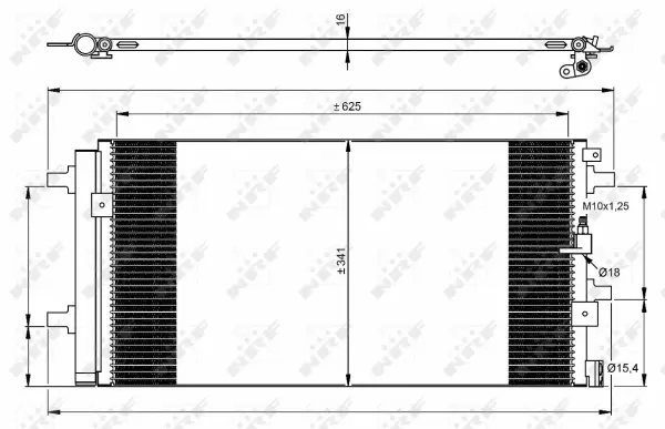 Condenser, air conditioning (WG2160516)