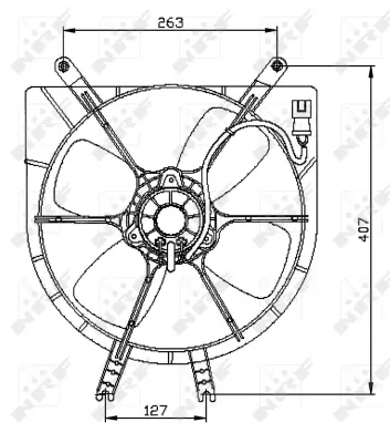 Fan, engine cooling (WG1720144)