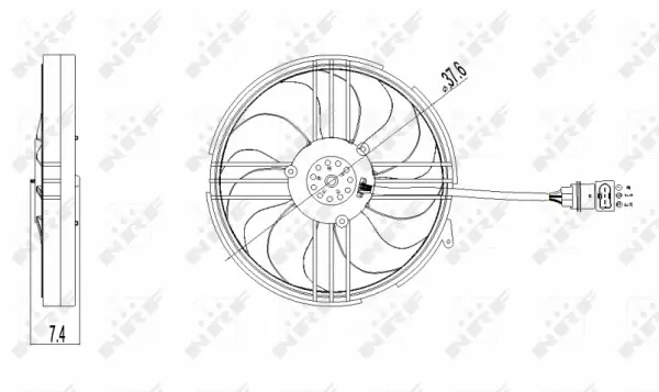 Fan, engine cooling