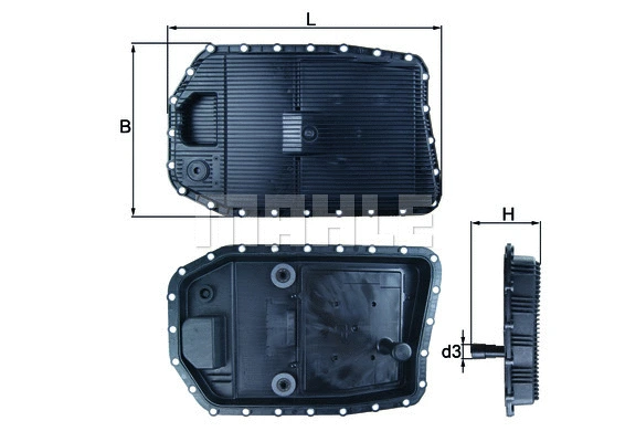 Oil Sump, automatic transmission (WG1804946)