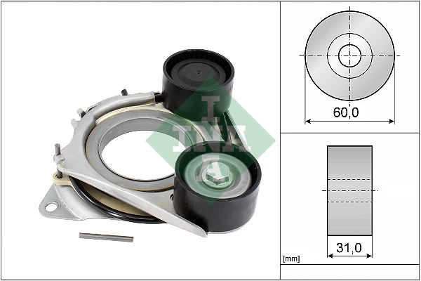 Belt Tensioner, V-ribbed belt (WG1910466)