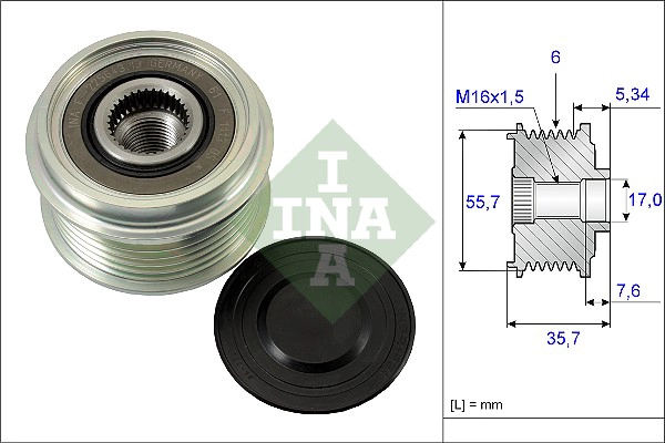 Alternator Freewheel Clutch (WG1097493)