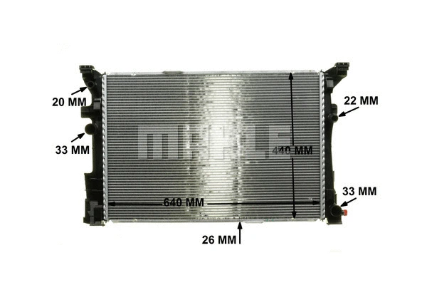 Radiator, engine cooling