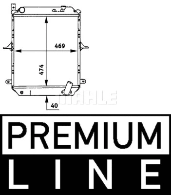 Radiator, engine cooling