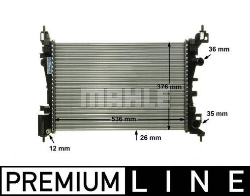 Radiator, engine cooling