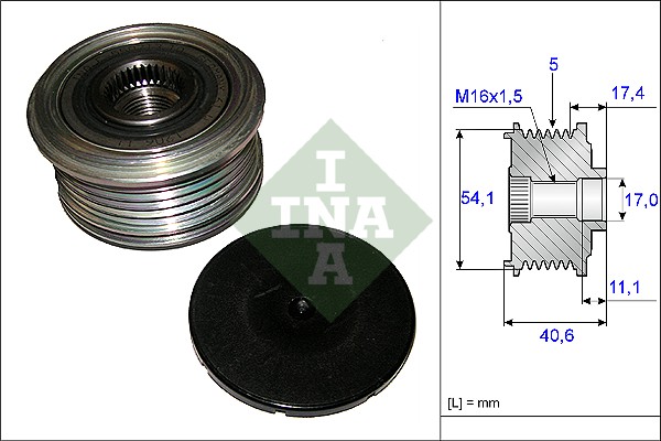 Alternator Freewheel Clutch (WG1253665)
