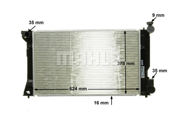 Radiator, engine cooling