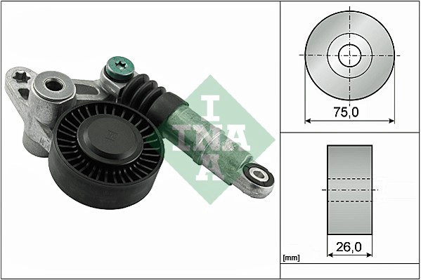 Belt Tensioner, V-ribbed belt (WG1253514)