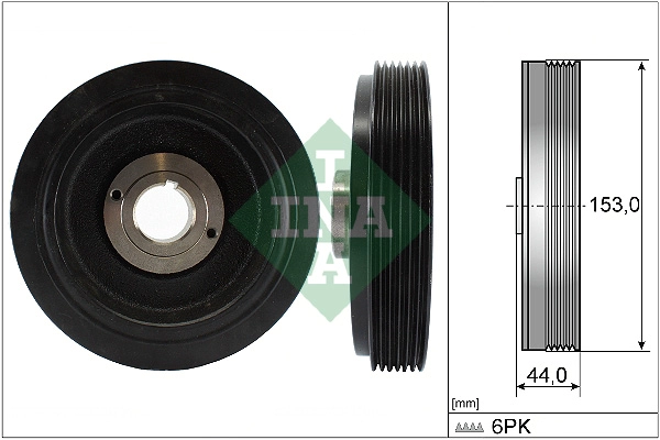 Belt Pulley, crankshaft (WG1254370)