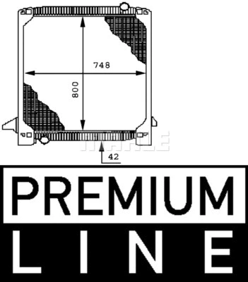 Radiator, engine cooling