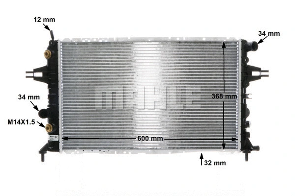 Radiator, engine cooling