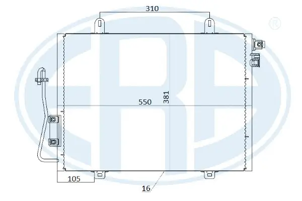 Condenser, air conditioning (WG2016820)