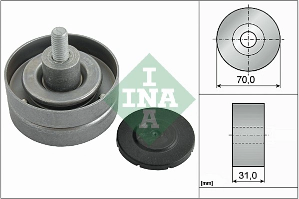 Deflection/Guide Pulley, V-ribbed belt (WG1252959)