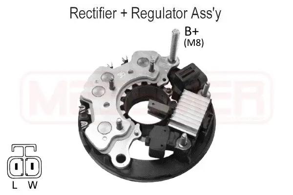 Rectifier, alternator (WG2012571)