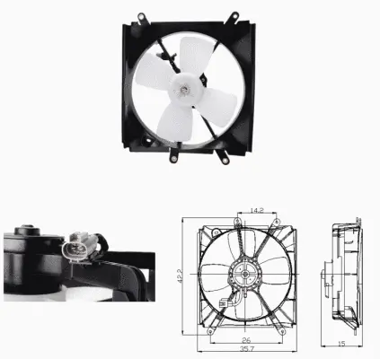 Fan, engine cooling (WG1720630)