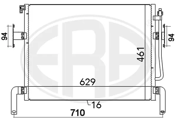 Condenser, air conditioning (WG2016731)