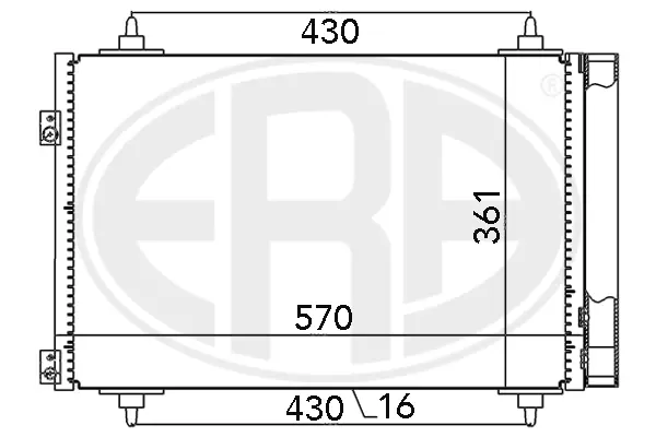Condenser, air conditioning (WG2016623)