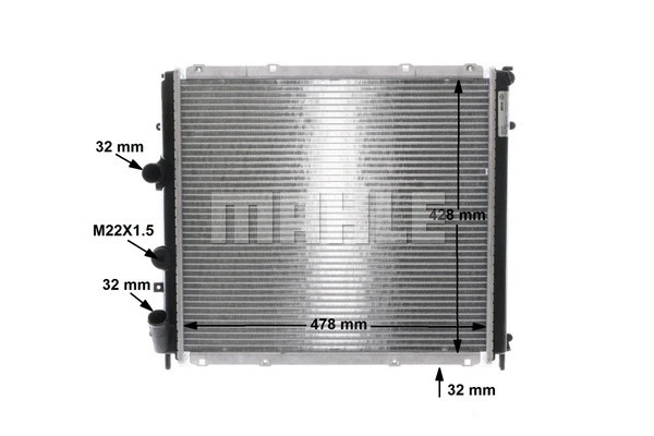 Radiator, engine cooling