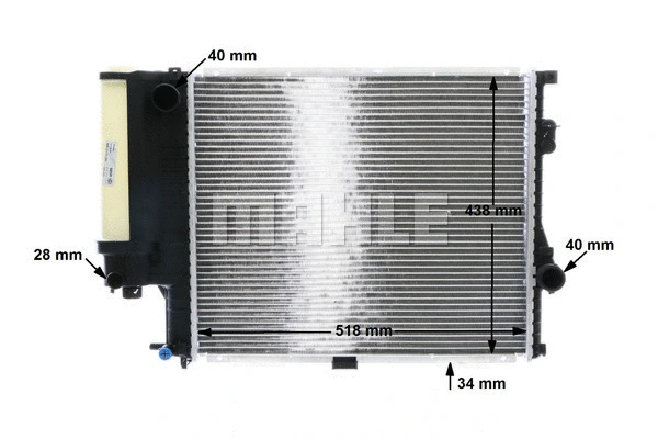 Radiator, engine cooling