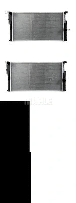 Radiator, engine cooling