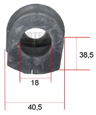 Mounting, stabiliser bar (WG1922971)