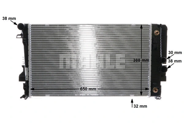 Radiator, engine cooling