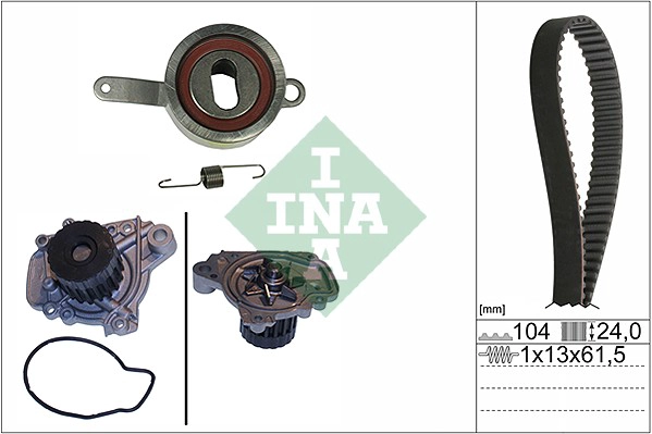 Water Pump & Timing Belt Kit (WG1725038)