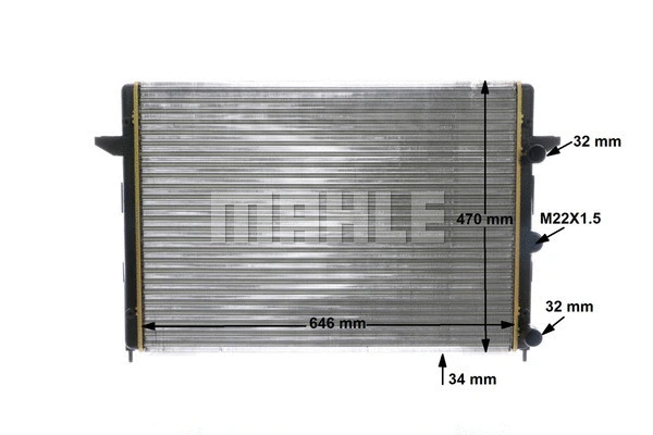 Radiator, engine cooling