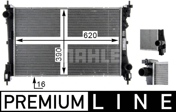 Radiator, engine cooling