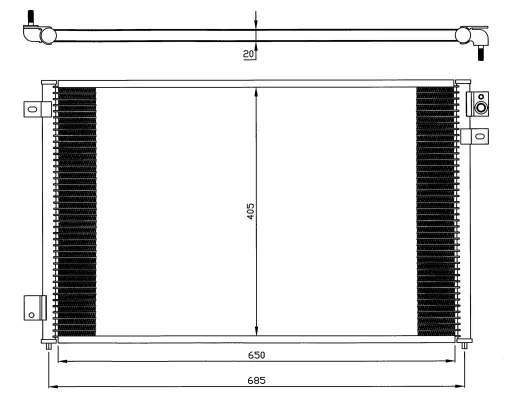 Condenser, air conditioning (WG2160991)