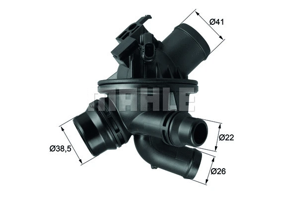 Thermostat, coolant (WG1217759)