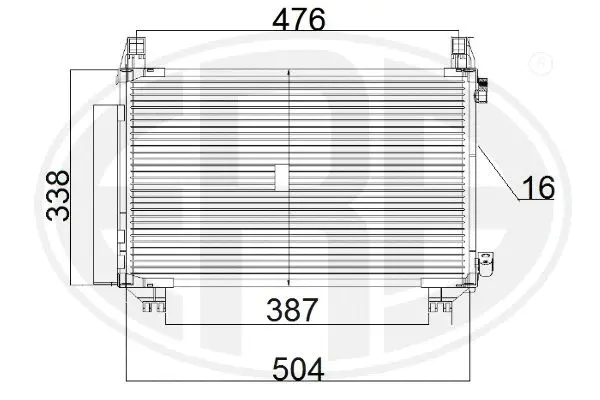 Condenser, air conditioning (WG2016791)