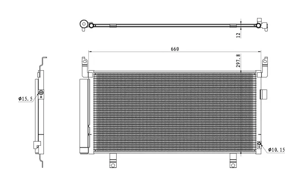 Condenser, air conditioning (WG2160724)