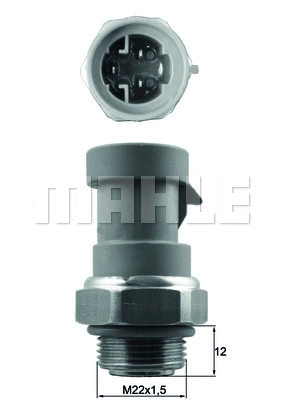 Temperature Switch, radiator fan (WG1789684)