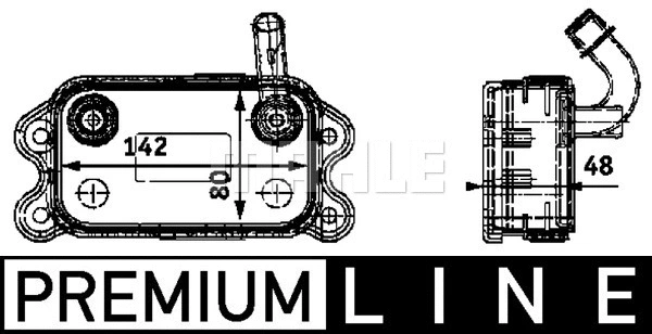 Oil Cooler, engine oil