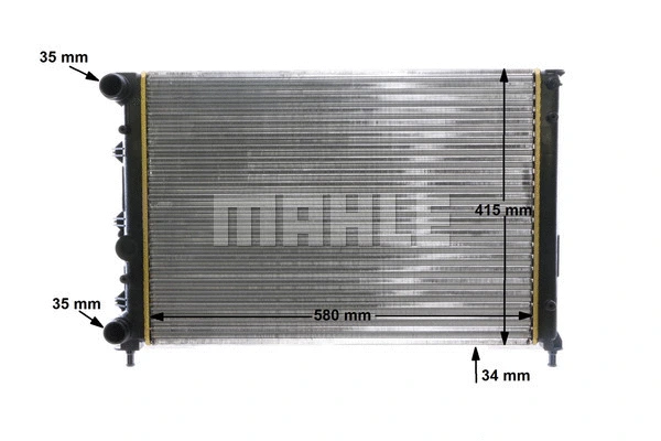 Radiator, engine cooling