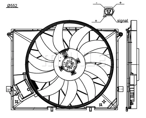 Fan, engine cooling