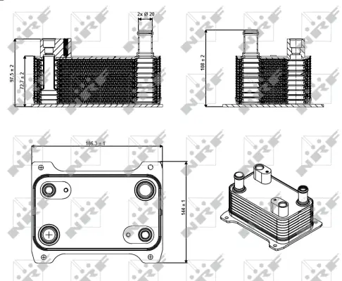 Oil Cooler, automatic transmission