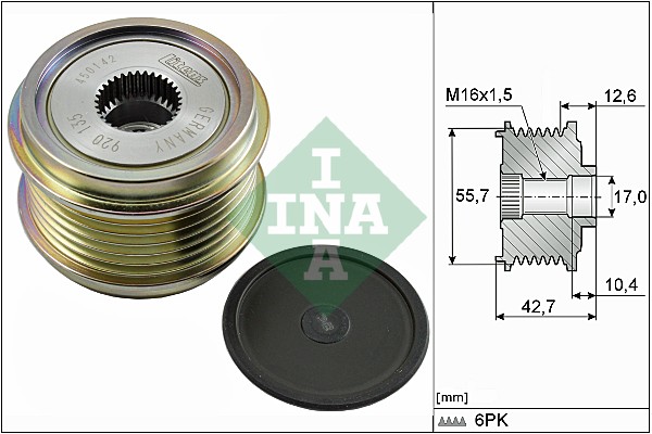 Alternator Freewheel Clutch (WG1710206)