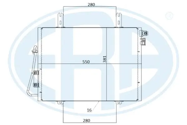 Condenser, air conditioning (WG2016817)