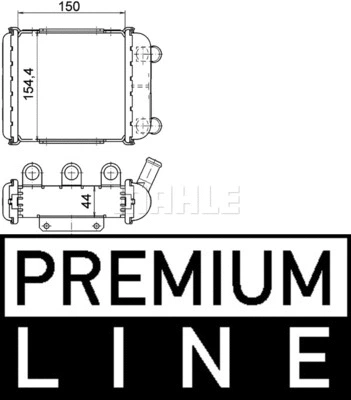 Radiator, engine cooling